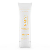 Native Sunscreen SPF 30 bottle pour shows smooth, everyday sun protection.