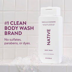 Native Vanilla & Cashmere Body Wash: espuma cremosa que envuelve la piel