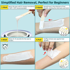 Natreza brazilian wax beads perform gentle long lasting hair removal