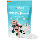Natreza hair removal wax beads 1lb unscented for sensitive skin at home