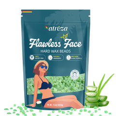 Natreza hard wax beads for the face offer gentle, precise waxing for sensitive skin.