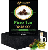 Jabón Natrulo de alquitrán de pino, barra de 4 oz para piel sensible.