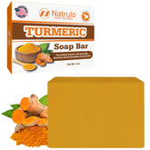 Natrulo jabon-curcuma cara-cuerpo, limpieza suave y tono uniforme.