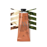 Natura Castanha crema de manos en envase de viaje, hidratación profunda para piel seca.