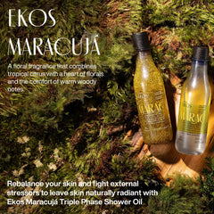 Natura bottle shown mid-blend of three phases for easy use