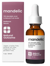 Natural Outcome Mandelico 10% en botella exfolia suavemente la piel