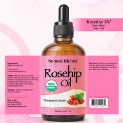 Natural Riches aceite rosa mosqueta goteo para uso diario