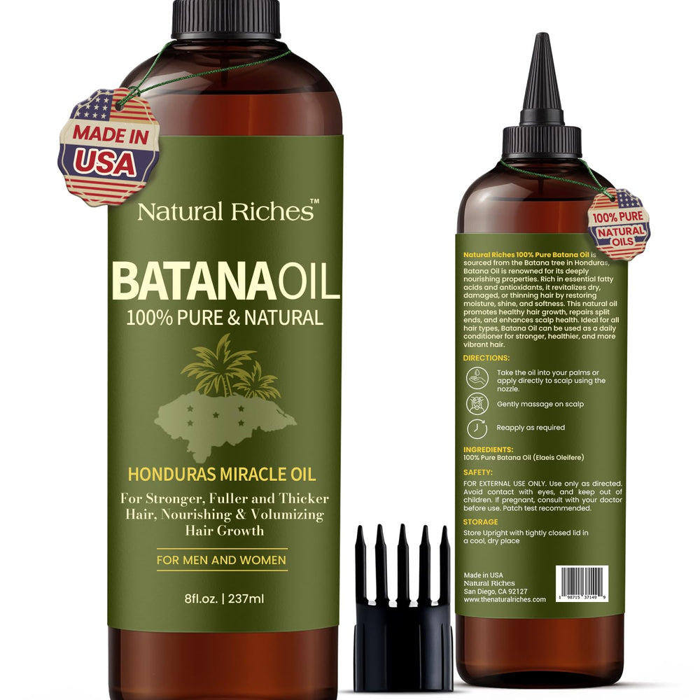 Natural Riches Batana: botella con gotero para aplicación precisa