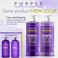 Natural Riches conditioner finish shows shiny, healthy-looking hair