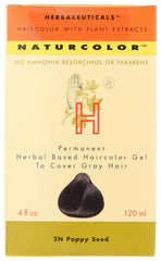 Naturcolor Poppy Seed Haircolor application demonstrates quick, even at-home results.