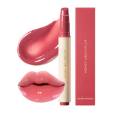 Nature Republic Honey Melting Lip 03 Berry, barra labial textura miel para labios suaves y brillantes.