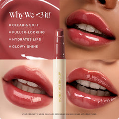 Nature Republic Honey Melting Lip 05 Plum: acabado brillo que realza el resplandor natural.