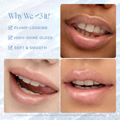 Nature Republic Honey Melting Lip Glitter glow radiante para un look luminoso.