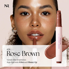 Nature Republic Labial Melting Brillo Transparente: brillo hidratante para labios más brillantes.