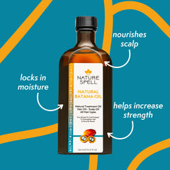 Nature Spell Batana: cabello luciendo brillo por nutrición del aceite