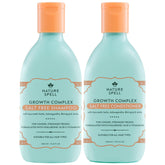 Nature Spell Growth Complex Shampoo bottle view showing balanced scalp care