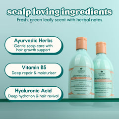 Nature Spell sulfate-free natural formula packaging promotes gentle cleansing