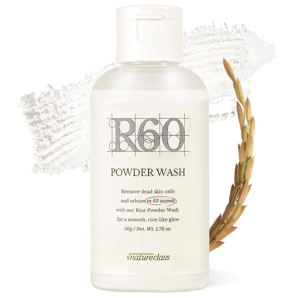 NATURECLASS R60 botella de limpieza suave con arroz para piel sensible