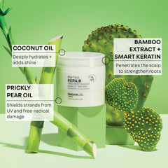 NatureLab.TOKYO Perfect Repair Mascarilla, aplicación en puntas mejora la manejabilidad