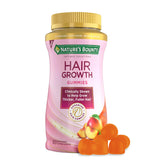 Nature’s Bounty Hair Growth Gummies en botella, fácil de tomar para apoyar cabello grueso