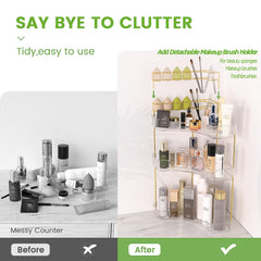 NATURE'S SOURCE makeup brush holder keeps brushes organized and ready for quick routines