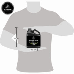 Naturevibe Botanicals Agua de Romero, frasco de 946 ml ideal para uso diario.