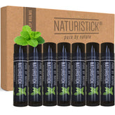 Naturistick 7-pack premium beeswax lip balm front view keeps lips hydrated and ready for any day
