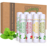 Naturistick vanilla lip balm tube delivering smooth hydration for daily use