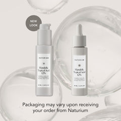 Naturium acido mandelico 12%, aplicacion nocturna para renovacion suave de la piel.