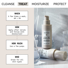 Naturium Azelaic Acid Emulsion texture closeup reveals creamy, lightweight consistency.
