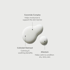 Naturium gel de ducha con ceramidas, ayuda a conservar la barrera cutanea.