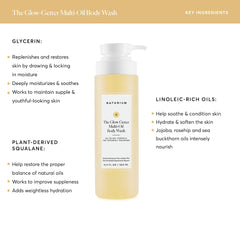 Naturium Glow Getter: espuma-limpieza-suave, ofrece limpieza sin resecar.