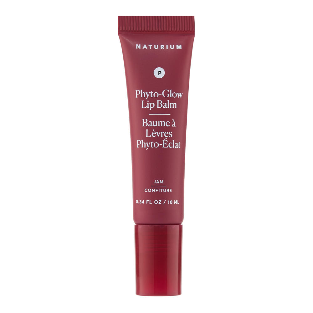 Naturium Phyto-Glow Lip Balm realza labios con brillo duradero y hidratación.