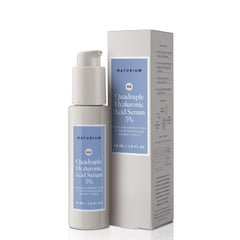 Naturium serum ácido hialurónico cuádruple: textura gel suave para hidratación profunda