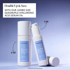 Naturium serum cuatro pesos moleculares: hidratación profunda y efecto suave