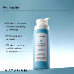 Naturium shea butter hydration close-up showing rich, nourished skin feel.