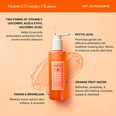 Naturium Vitamina C Complex, enzimas-frutas: exfoliación delicada con papaina y bromelina