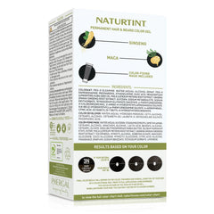 Naturtint Mens gray coverage on hair beard mustache showing even tone