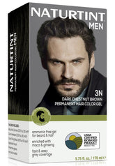 Naturtint Mens permanent color bottle application for easy at home use and even coverage