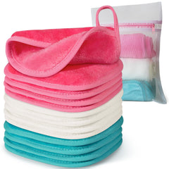 Natwag desmaquillante microfibra 6x6, limpieza suave con agua para la piel.