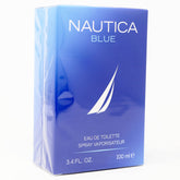 Nautica Blue Eau de Toilette bottle front view for everyday freshness.