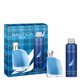 Nautica Blue EDT bottle angled for everyday fresh appeal.