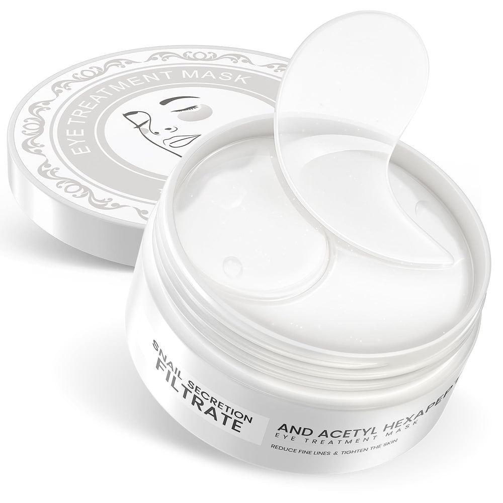 Nazano under eye patches packaging: white box for premium skincare routine