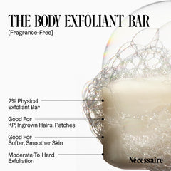 Nécessaire barra exfoliante cuerpo queratosis pilaris reduce parches ásperos.