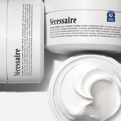 Nécessaire The Body Cream niacinamide pump promotes smoother skin.