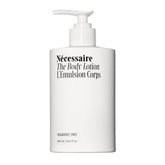 Nécessaire fragrance-free body lotion with pump for fragrance-free hydration.