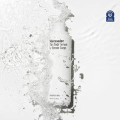 Nécessaire body serum niacinamide feature shown to support moisture barrier.