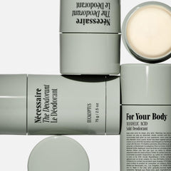 Nécessaire Deodorant Eucalyptus application scene for underarms