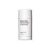 Nécessaire fragrance-free deodorant bottle offers long-lasting freshness.