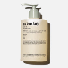 Nécessaire eucalyptus body wash rich lather on skin